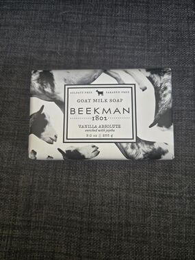 Beekman 1802 Soap Bar in Black and White Packaging